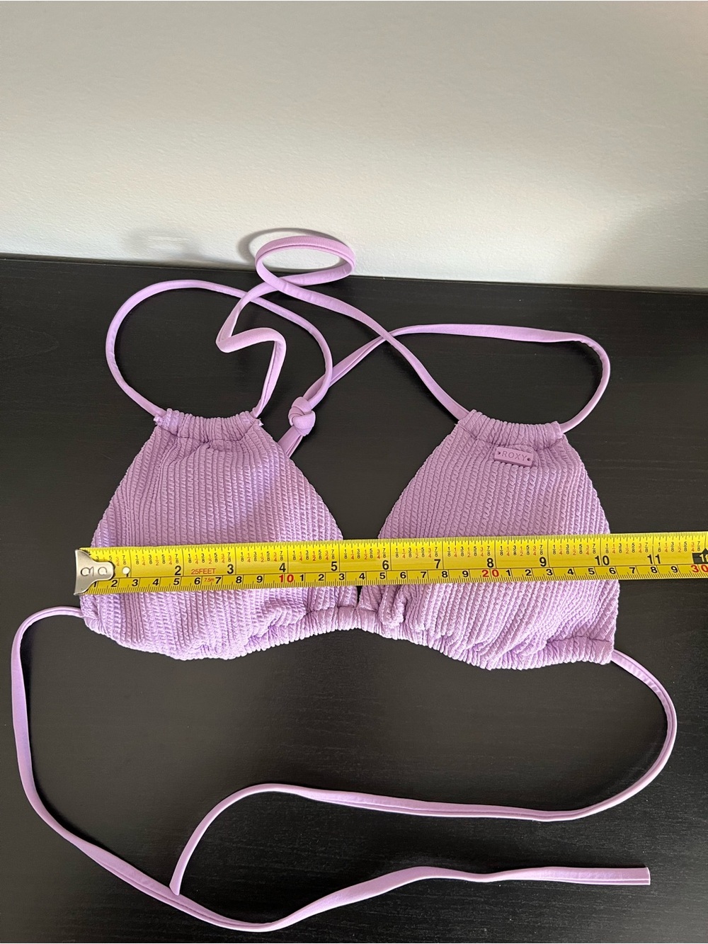 2/$32 Roxy Lilac Textured Bikini Set | Size Small - Picture 13 of 16